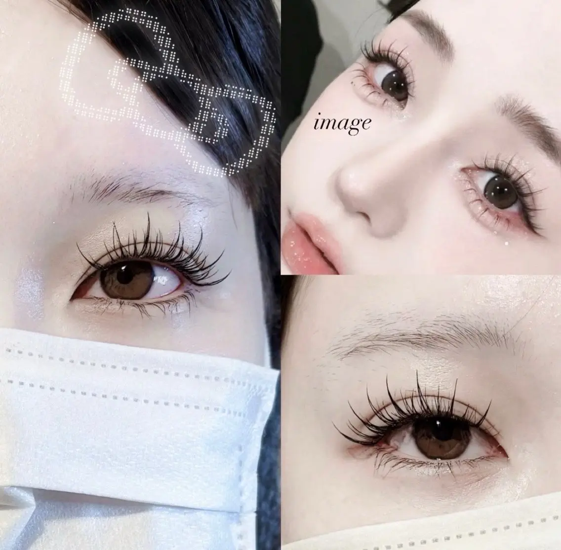 マツエク・マツパ ワンホンマツエク CreBiA 名駅 🎀kasumiのマツエク・マツパデザイン
