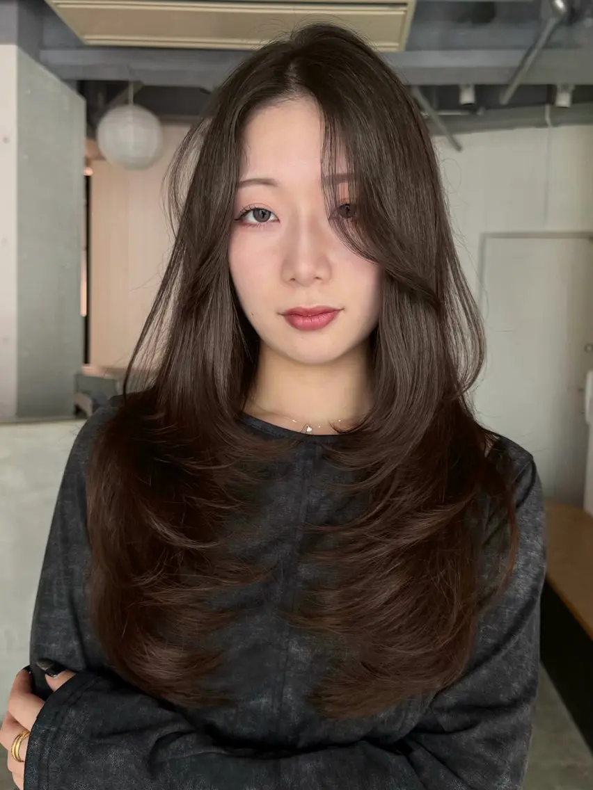 ロング 口コミＮｏ1✨️レイ ヤーカット/かいとのヘアスタイル