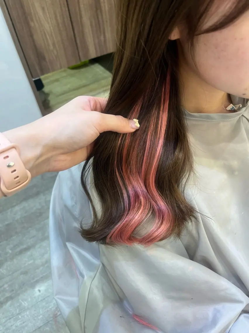 エクステ エクステ🎀 暖色カラー🎀amiのヘアスタイル