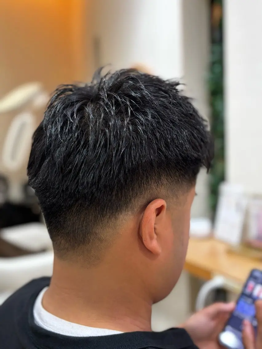 メンズ 刈り上げ カット 工藤 榛透のヘアスタイル