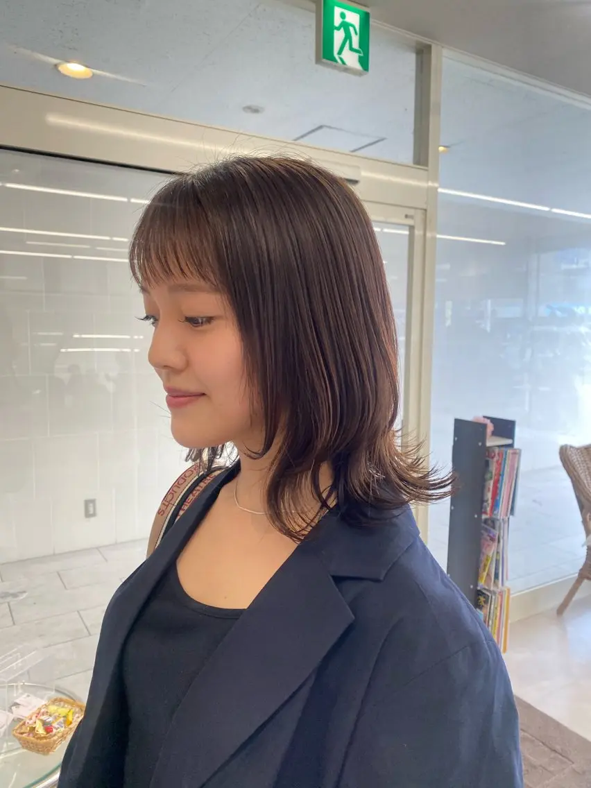 セミロング レイヤーカット 🫧髪質改善/斎藤 奈々/岡山美容師🫧のヘアスタイル