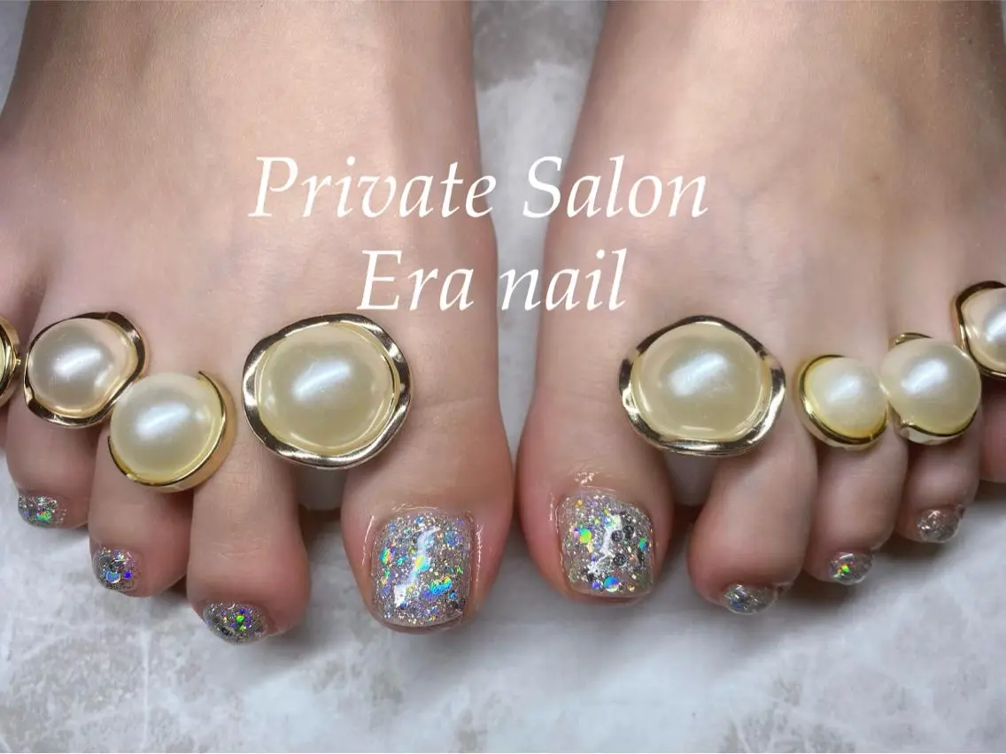 ネイル フットネイル ワンカラーネイル フットネイル Era nailのネイルデザイン