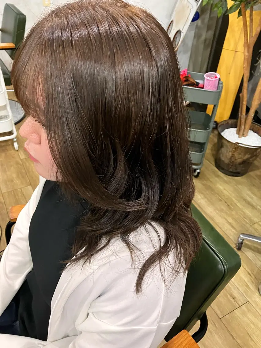 カラー ブリーチ ブリーチなしカラー pifdesign ⭐︎mikikoのヘアスタイル