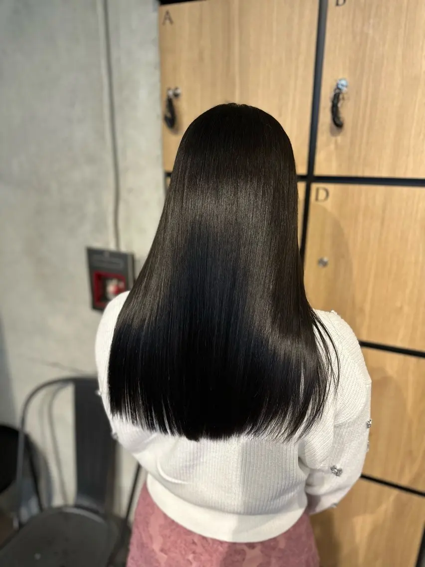 ロング カット ヘアカラー 縮毛矯正 髪質改善サロン 梅田/ヨナミネのヘアスタイル