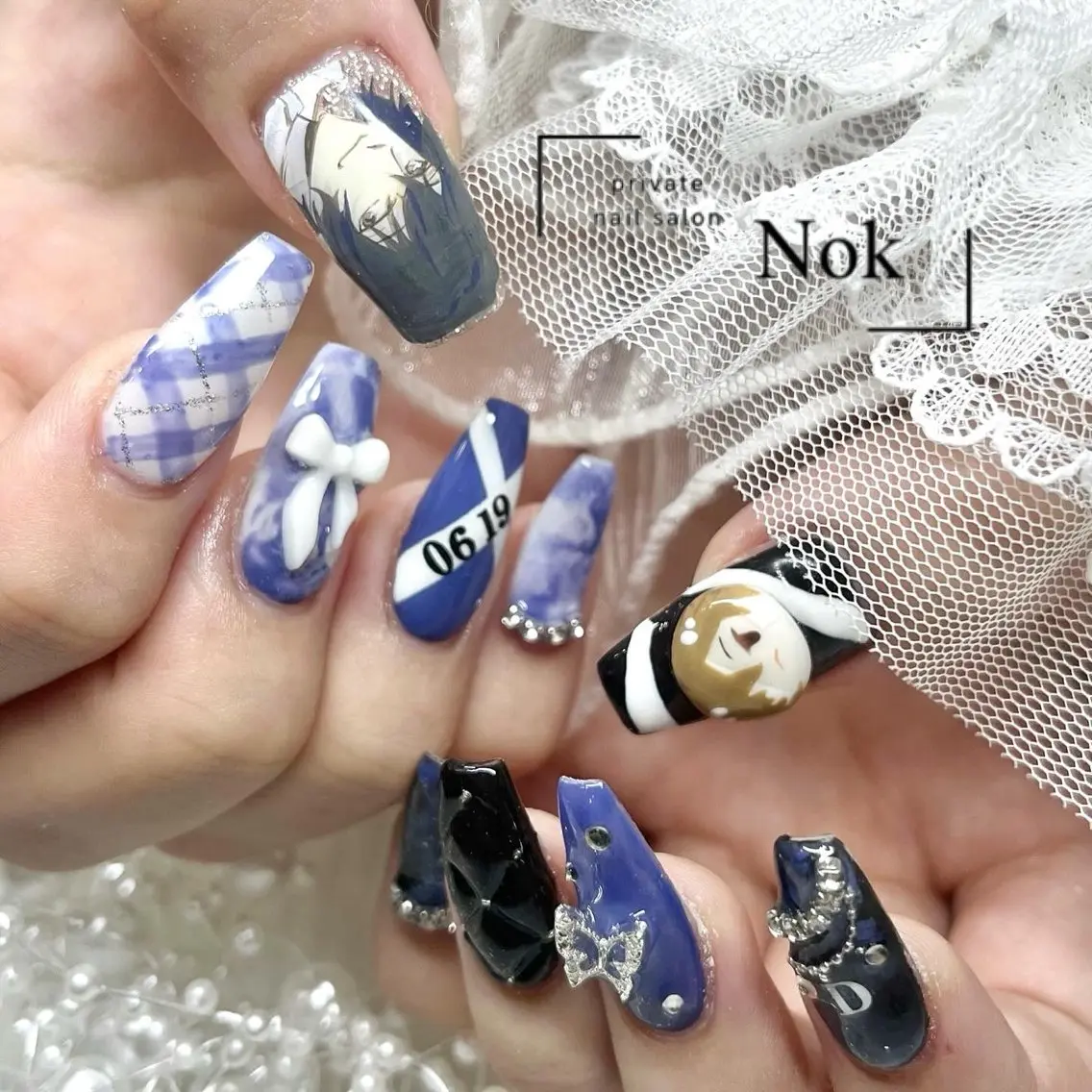 ネイル ハンドネイル 池袋痛ネイル Nok. 渡辺のネイルデザイン
