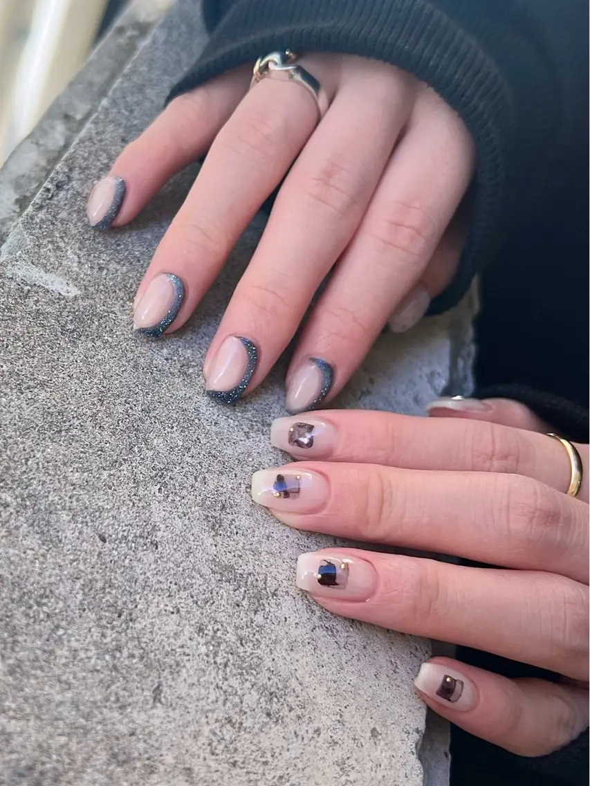 ネイル 持ち込み ニュアンスネイル Charme. NOBUKOのネイルデザイン