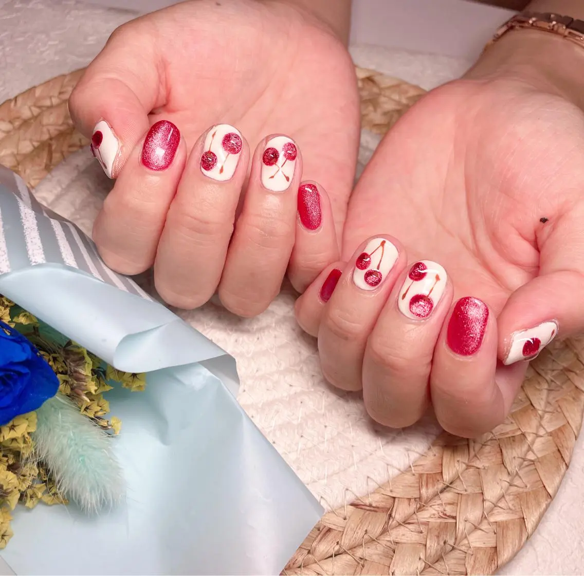 ネイル ハンドネイル M🌷nail 長さだし専門店のネイルデザイン