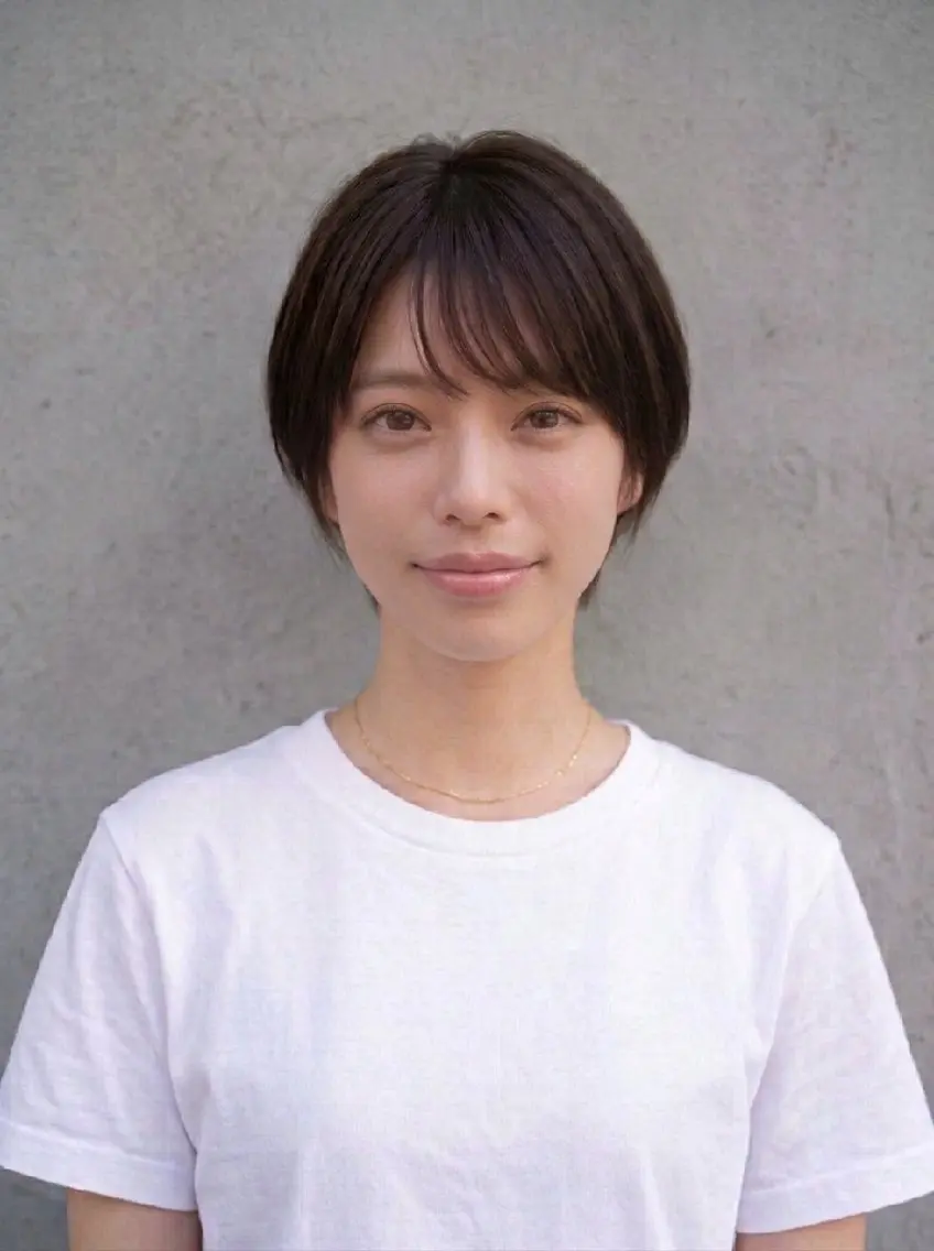 ショート ショートヘア ショート◎縮毛◎ Mirareee横浜のヘアスタイル