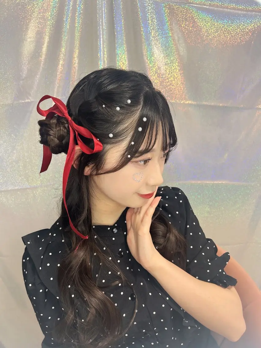 ロング ヘアアレンジ ヘアセット 梅田茶屋町ヘアセット 🎀RIONA🎀のヘアスタイル