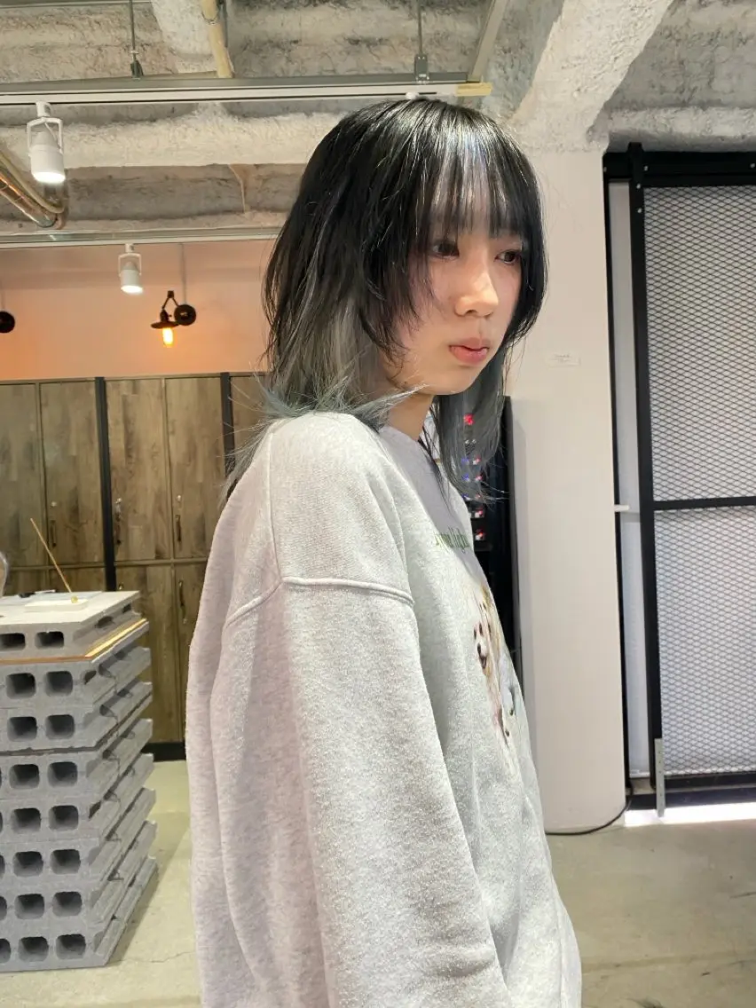 セミロング カラー カット ヘアカラー トリートメント KOOKISteed AWAYKEのヘアスタイル