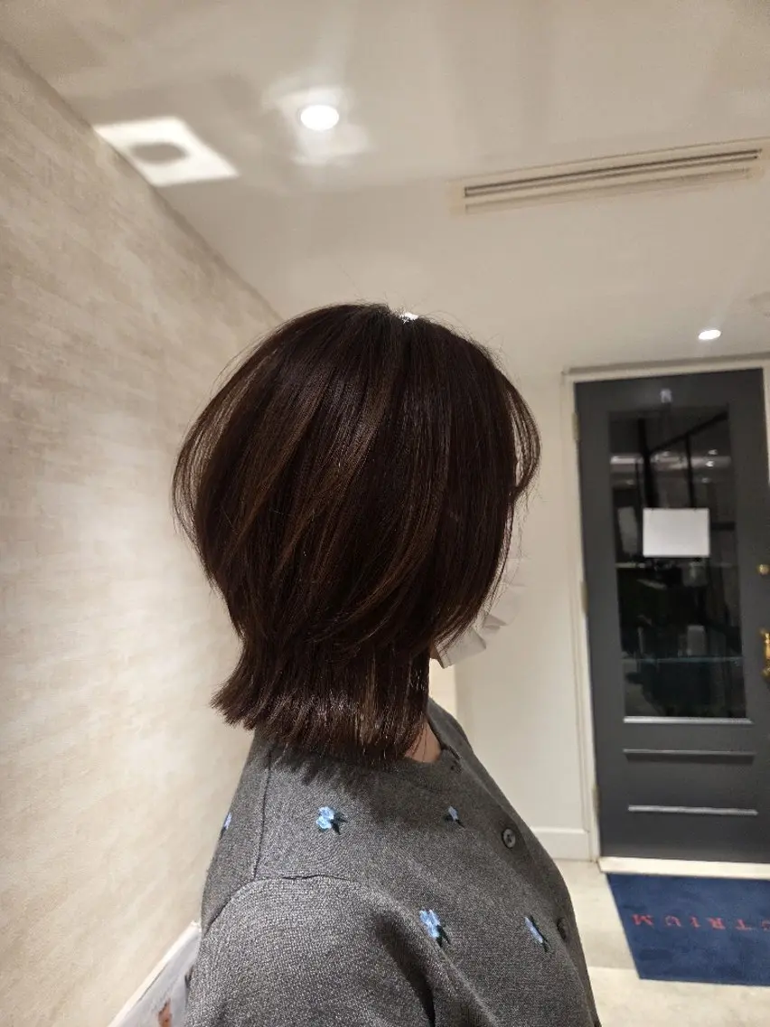 ミディアム ボブレイヤー ボブ レイヤーカット ✨似合わせカット✨ 小田　なつめのヘアスタイル