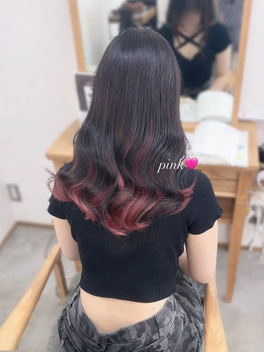 ロング カラー ヘアカラー ❤︎KOHARU❤︎ 二条/矯正モデル急募のヘアスタイル