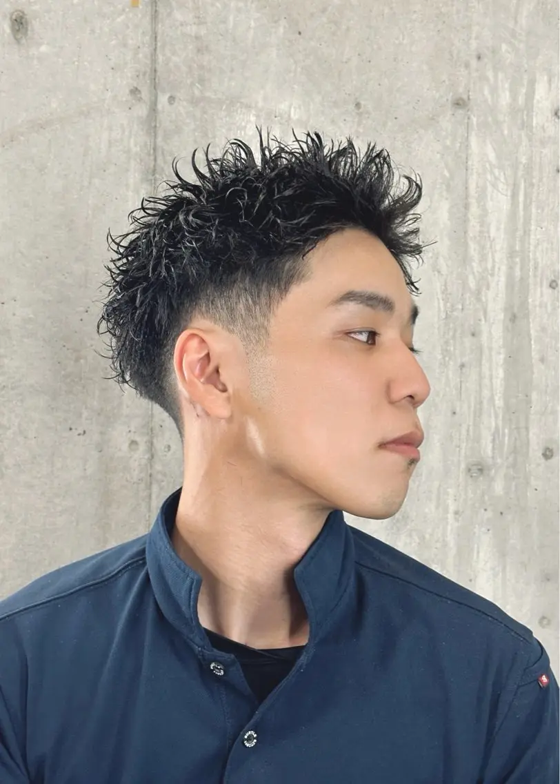 パーマ メンズ 中原 祥太のヘアスタイル