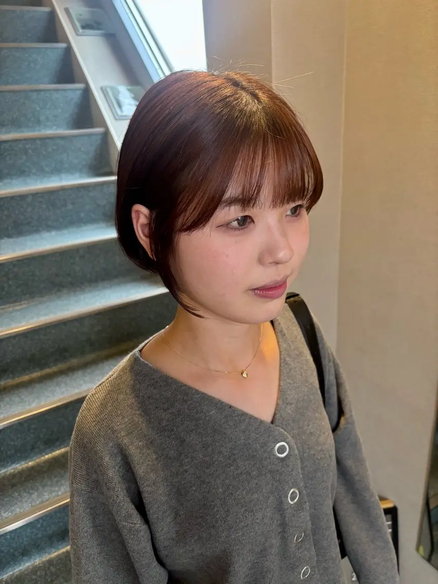 ショート 倉敷サロンドクロエ ꕀ井上恋夢ꕀのヘアスタイル