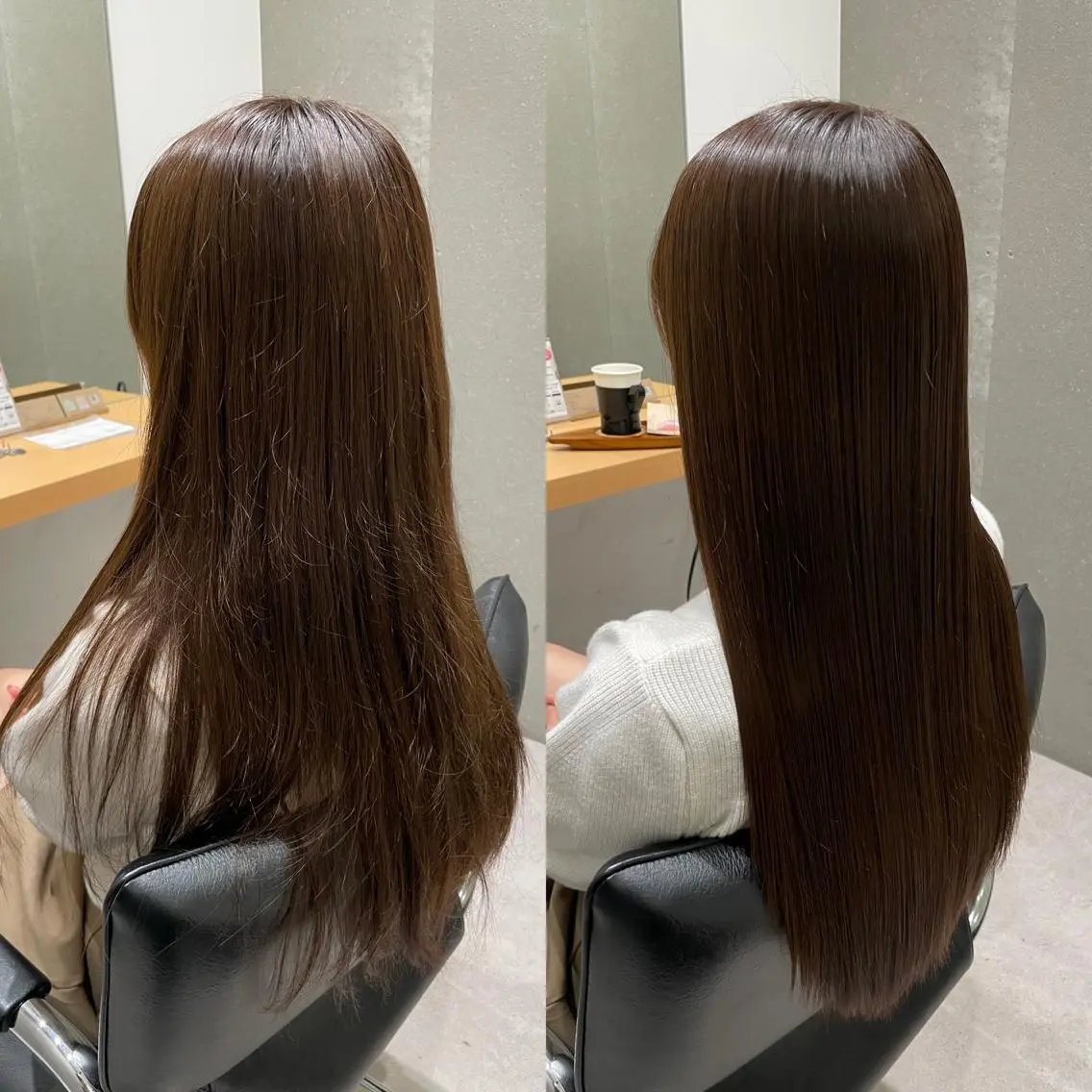 セミロング 髪質改善 トリートメント トリートメント ヘッドスパ 髪質改善ヘアケア 艶髪特化/上田のヘアスタイル
