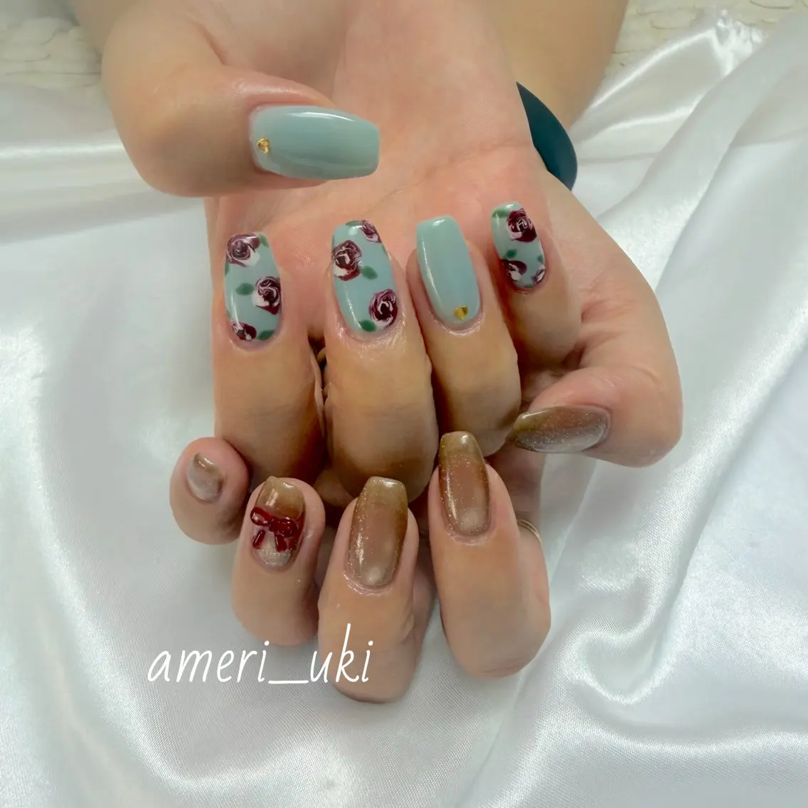 ネイル ハンドネイル Ameri nail /UKIのネイルデザイン