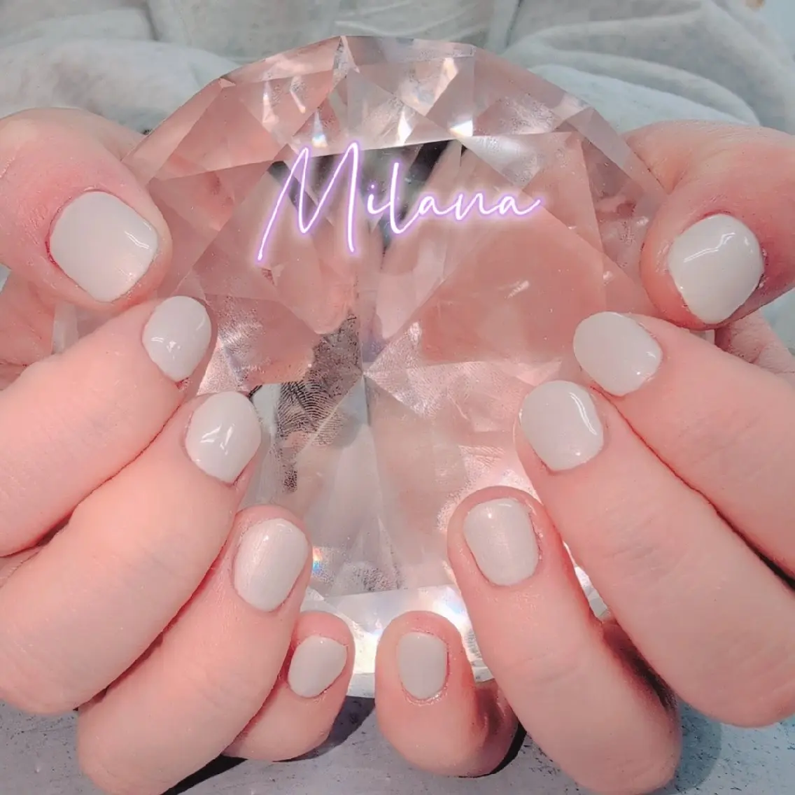 ネイル ワンカラーネイル ハンドネイル Milana 川瀬のネイルデザイン