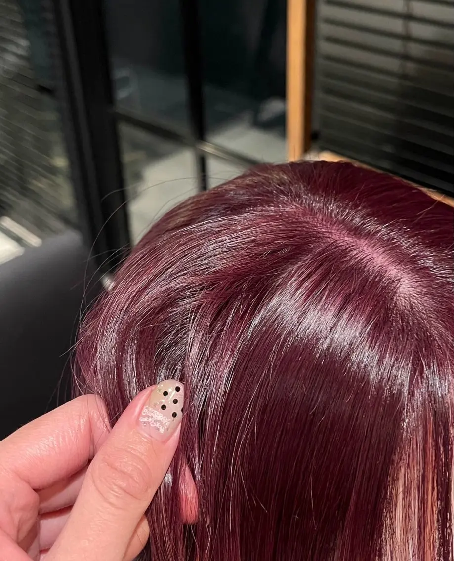 ロング カラー 田中 美月のヘアスタイル