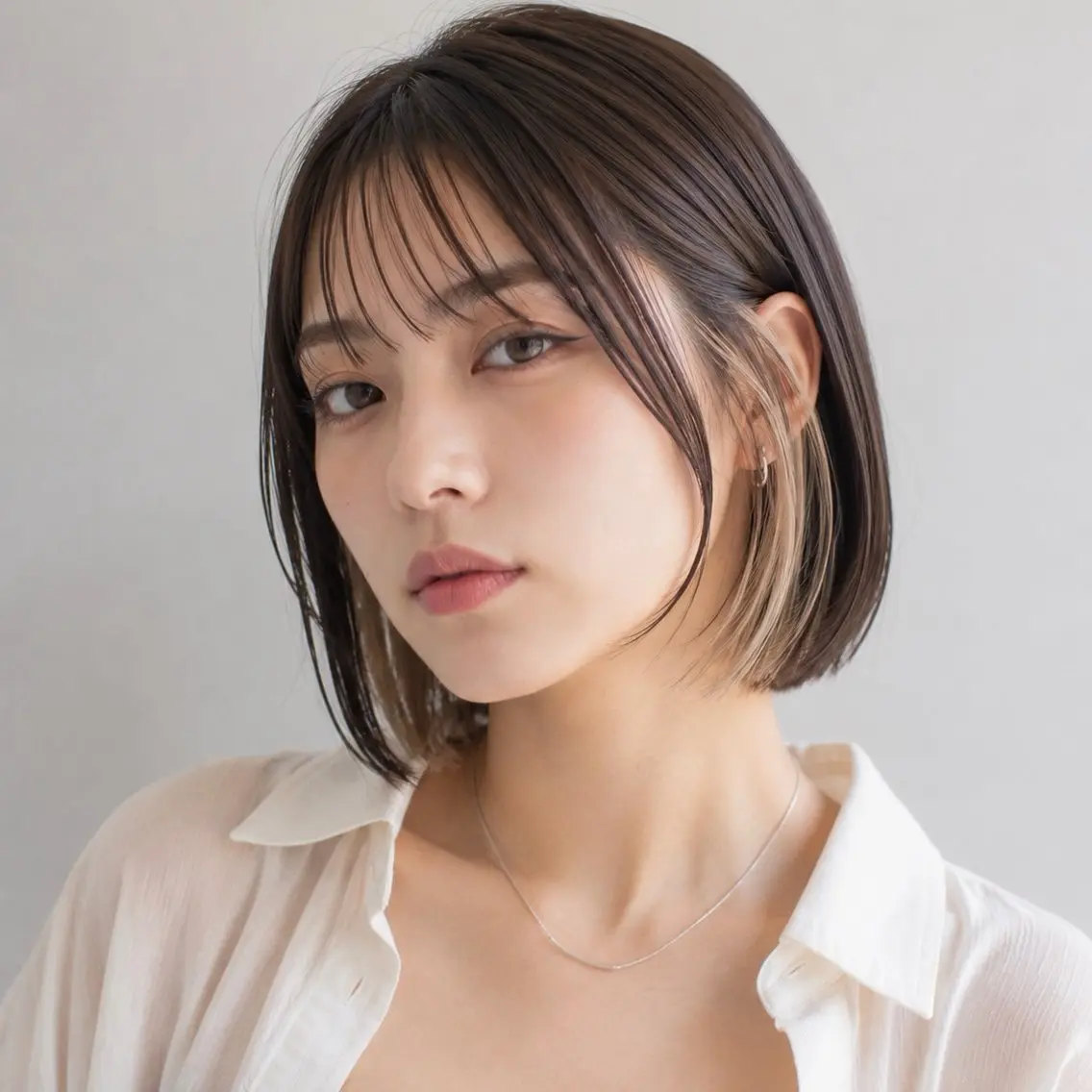 カラー イヤリングカラー 疋田 心優のヘアスタイル
