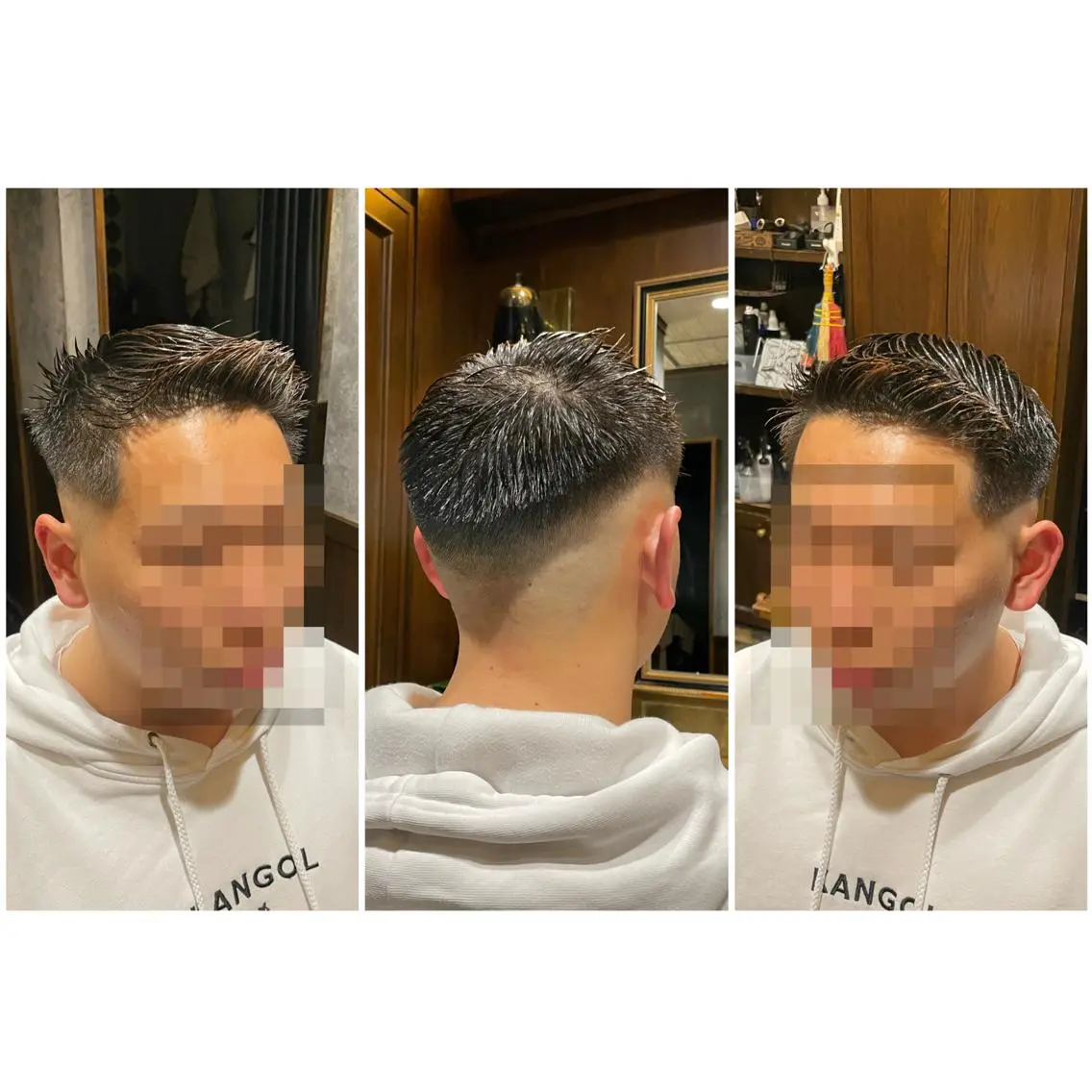 ショート メンズ フェードカット スキンフェード 佐藤 智美のヘアスタイル