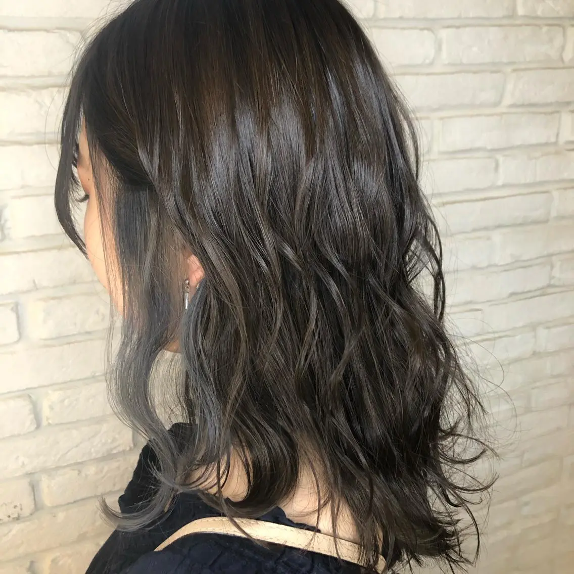 ロング カラー 宮下 浩一のヘアスタイル