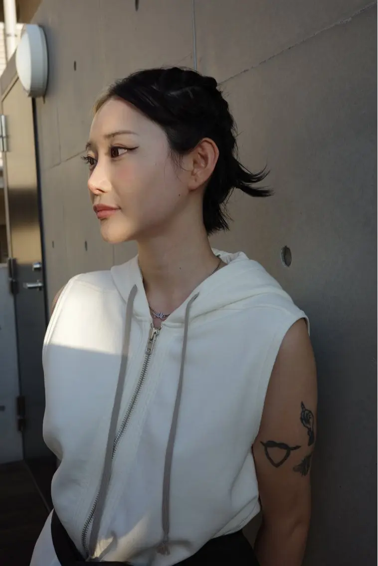 ショート カラー カット 縮毛矯正 髪質改善/縮毛矯正/ 透明感カラーYUMAのヘアスタイル