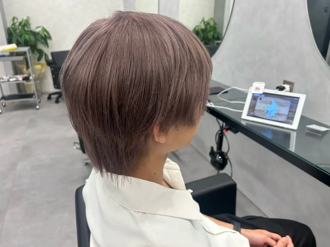 ショート カラー メンズ カット ヘアカラー トリートメント 💗モテガーリー💗 rumi♡のヘアスタイル