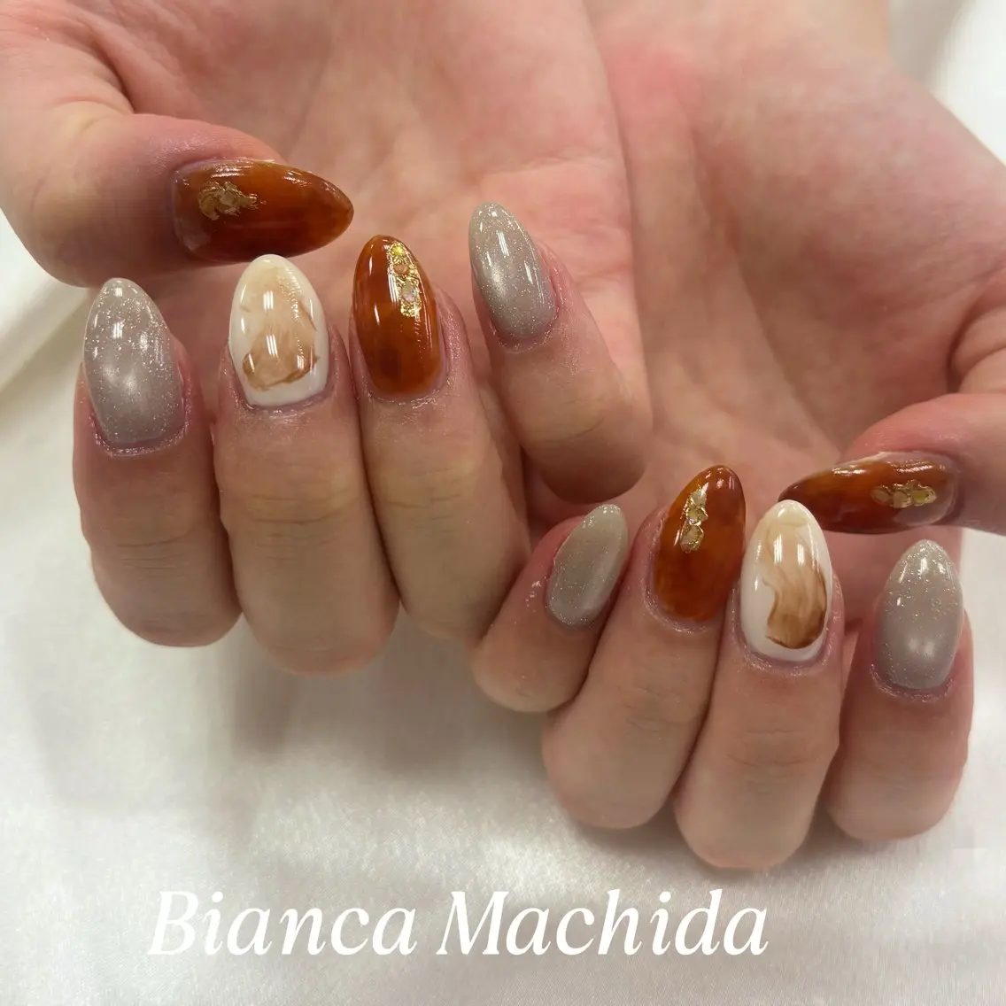 ネイル ハンドネイル Bianca 🌟 yanagihasiのネイルデザイン