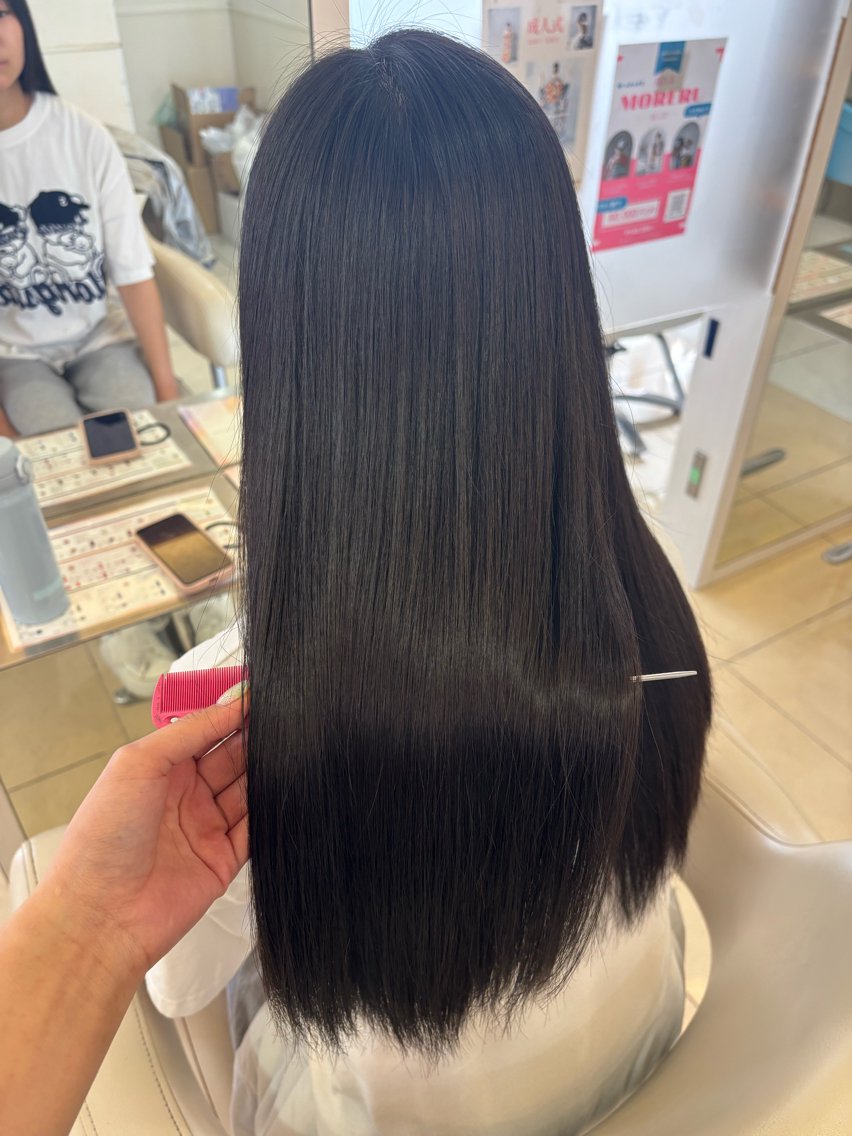 縮毛矯正 トリートメント 💖改善カラー 板倉百花💖のヘアスタイル