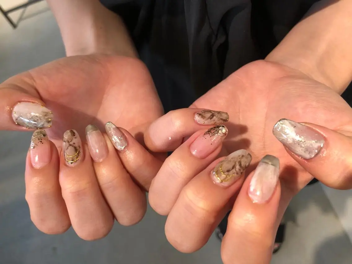 ネイル ハンドネイル alloy nailのネイルデザイン