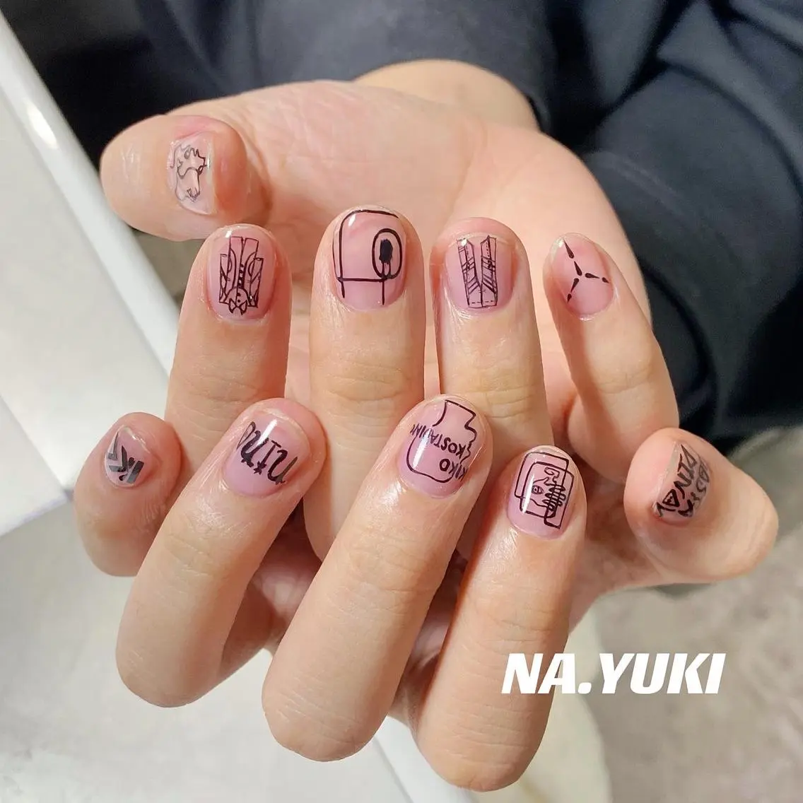 メンズ ネイル ナユキNA.YUKI 池袋店のネイルデザイン