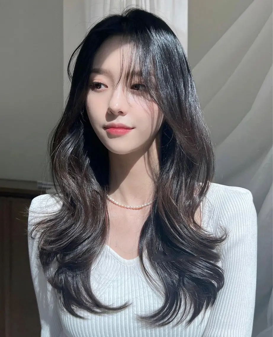 ロング カラー 透明感カラー イルミナカラー 韓国風ヘア レイヤーカット 似合わせカット 店長 こうすけのヘアスタイル