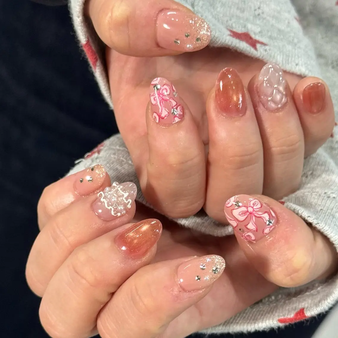 ネイル アートネイル 成人式 持ち込み HARUKA ネイリスト福岡/薬院のネイルデザイン
