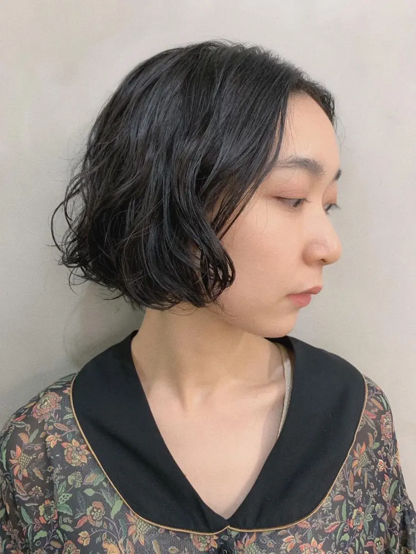 🌿カット+うるふわパーマ+ベーシックトリートメント(4step)の写真