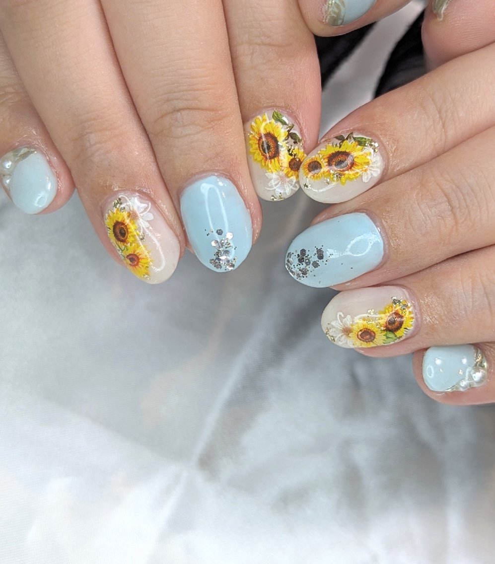 ネイル フラワーネイル ハンドネイル 推しネイル | 　aycnailのネイルデザイン