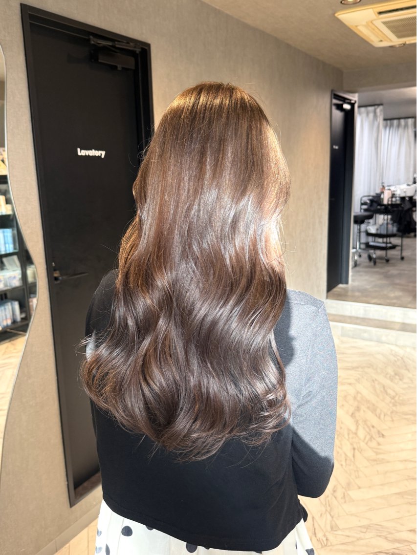 ロング ヘアカラー トリートメント ハイトーンカラー 縮毛矯正/ジャックのヘアスタイル