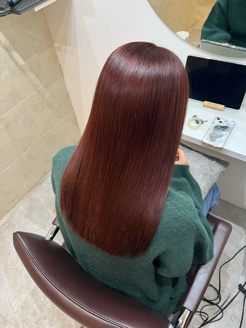 ロング カラー トリートメント 【髪質改善　艶髪】 布川　莉穂のヘアスタイル