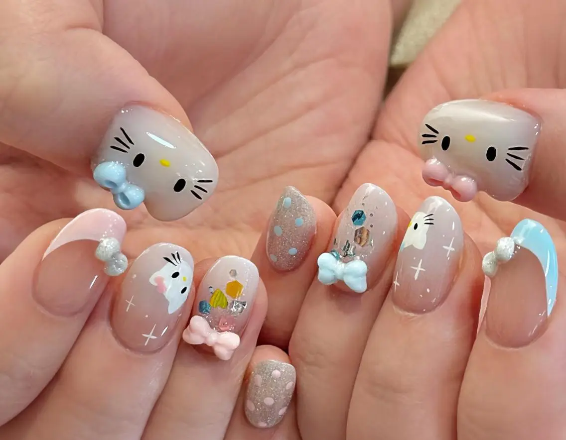 ネイル ハンドネイル ハンドケア 🍑 momo_nailのネイルデザイン