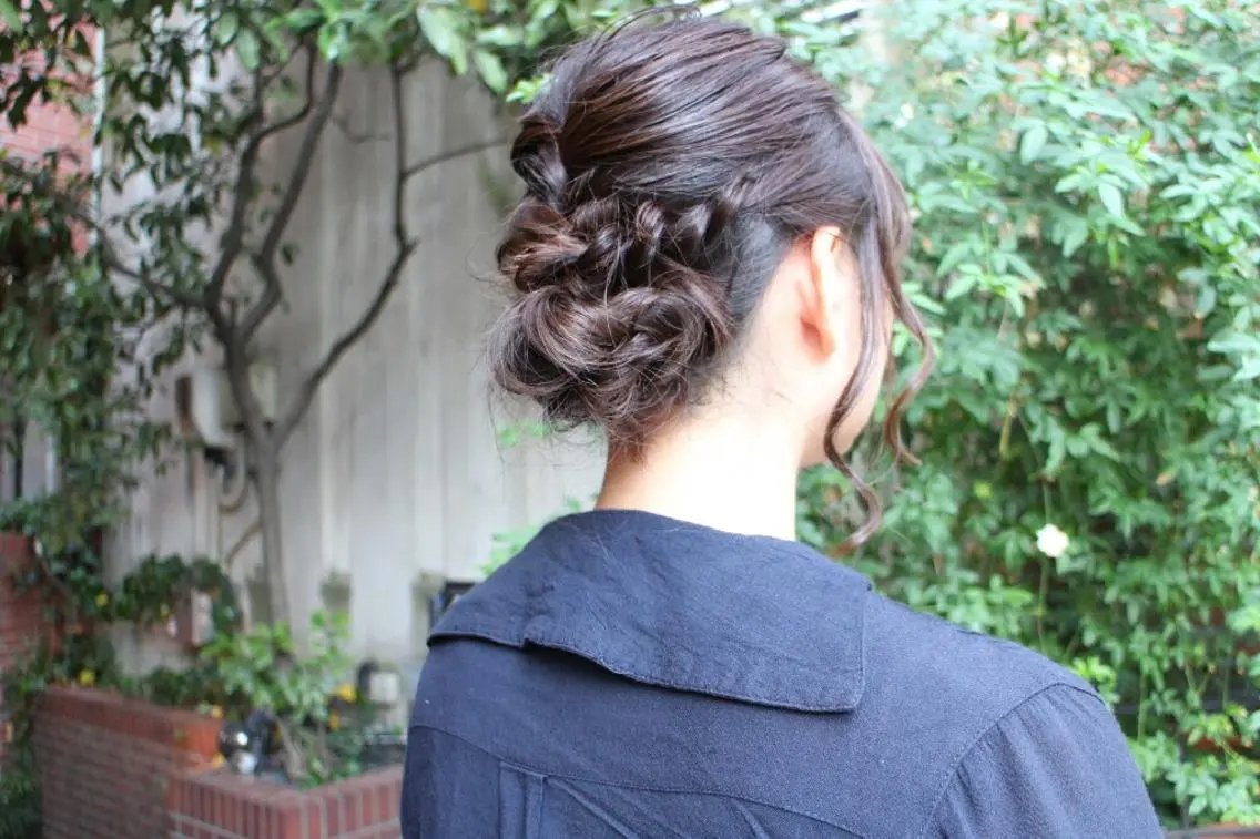 ヘアアレンジ クニモトハルナ ボブ/柔らかカラーのヘアスタイル