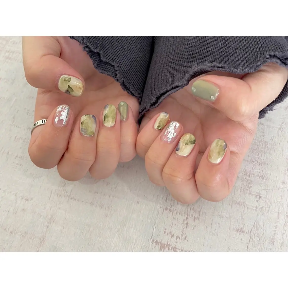 ネイル 𖡼 yumenoのネイルデザイン