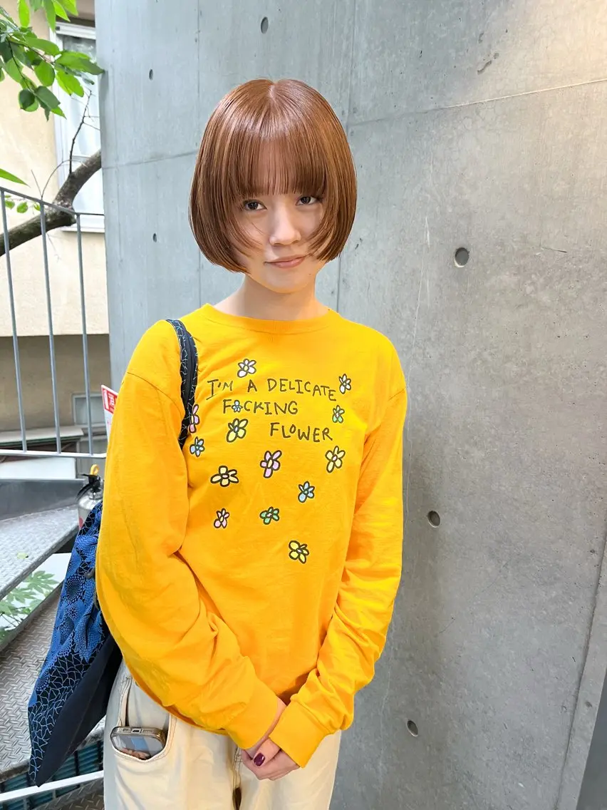 ショート カラー カット ヘアカラー トリートメント 艶カラー/パーマ 🐕🦺Nagiのヘアスタイル
