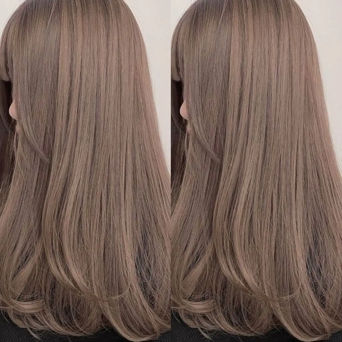 ロング カラー ベージュカラー ミルクティーベージュ オリーブベージュ オリーブカラー 原宿/ハイライト バレイヤージュ/大智のヘアスタイル