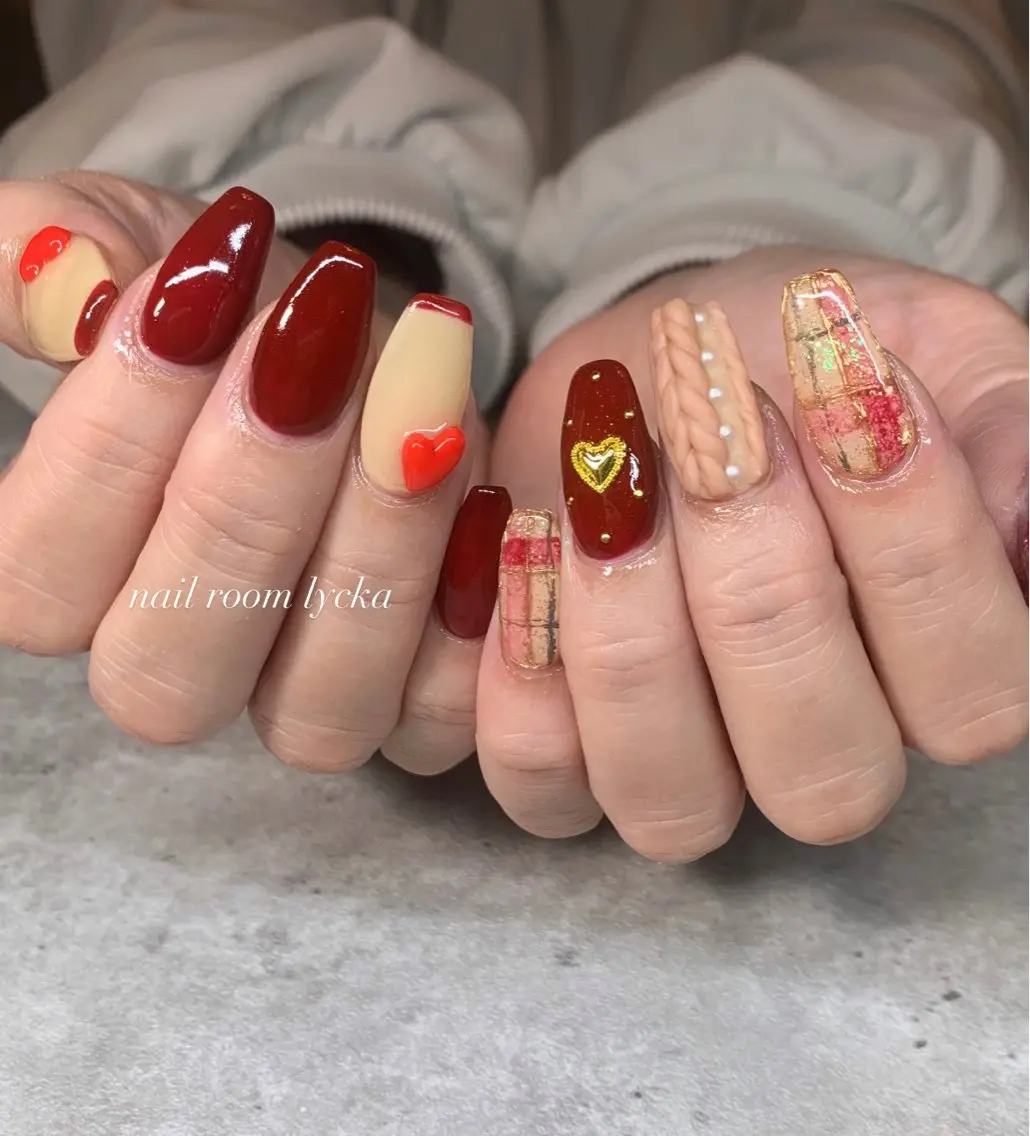 ネイル ネイルルームリッカ 𝐦𝐚𝐲𝐮のネイルデザイン
