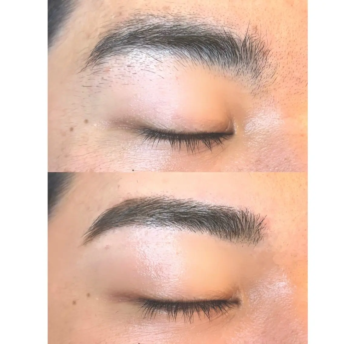 眉ワックス+眉パーマの写真