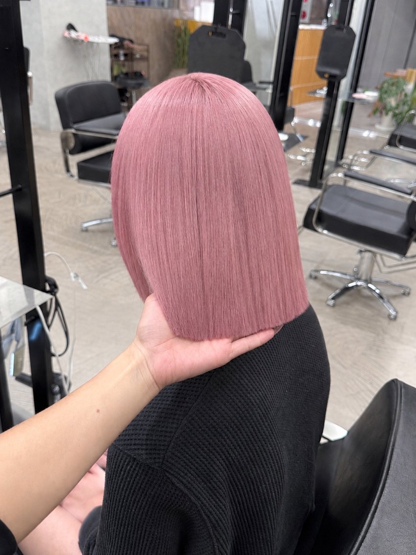 ミディアム カラー カット ヘアカラー トリートメント 💘心斎橋ダブルカラ ー💘minamiのヘアスタイル
