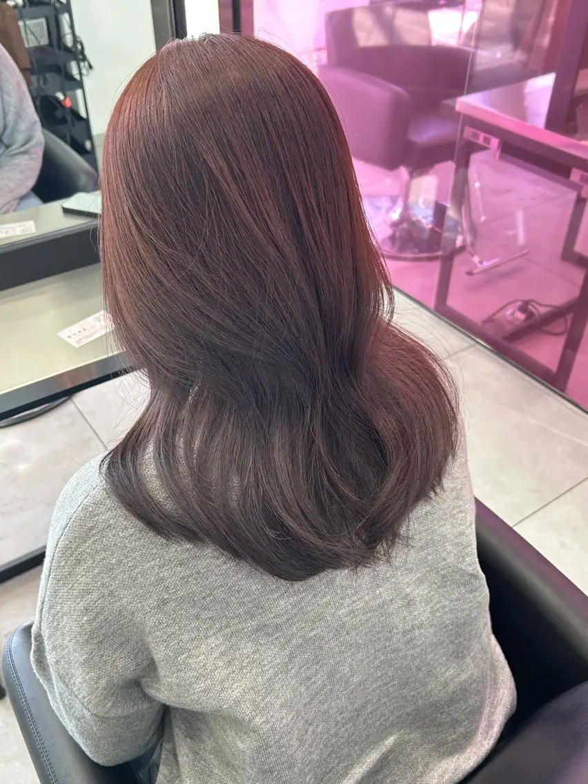 セミロング 🌿‬髪質改善カラー 菊池梨麻🌿‬のヘアスタイル