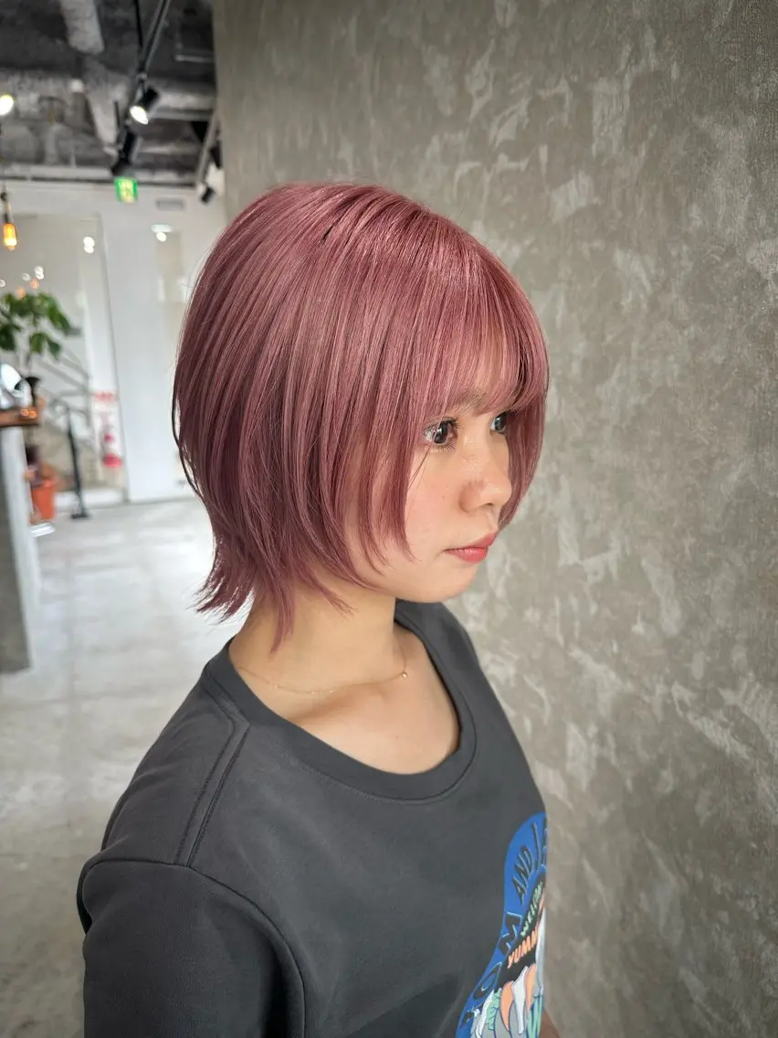 ショート カット ヘアカラー トリートメント 山口 智也のヘアスタイル