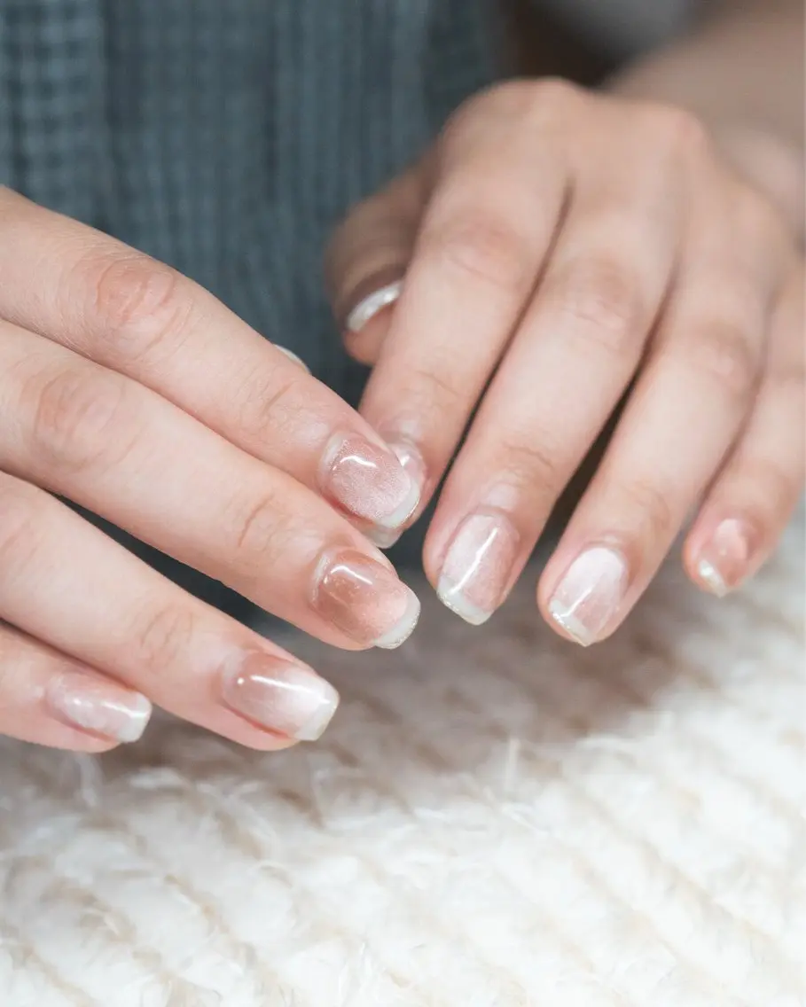 ネイル フレンチネイル マグネットネイル nail&aroma mulet.のネイルデザイン