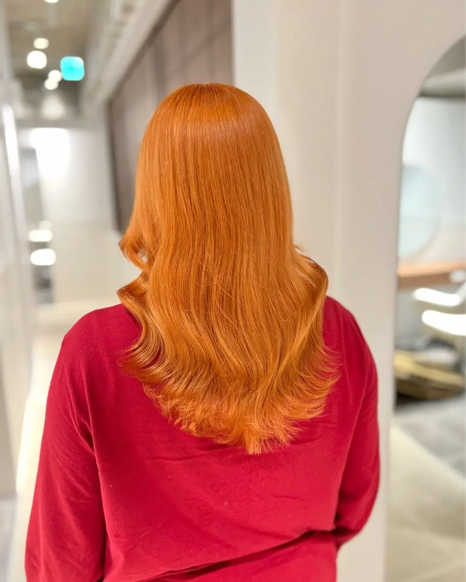 ミディアム カラー ヘアアレンジ カット ヘアカラー トリートメント ヘッドスパ ヘアセット 💕上野美容師☁ ブリーチ💖サワのヘアスタイル