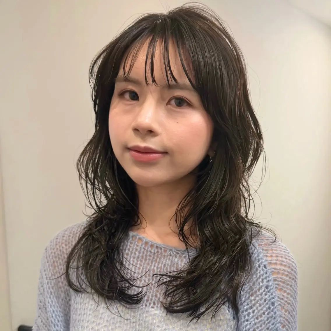 セミロング カラー 顔周りレイヤー꙳⋆ ミディアム⌇SAKIのヘアスタイル